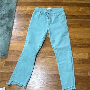 Mother the insider crop
Step fray “play date” jeans